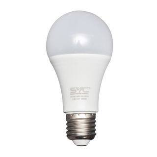 Лампа светодиодная SVC A60-12W-E27-3000K, 12 Вт, 3000К, теплый белый свет, E27, форма груша / Лампы светодиодные