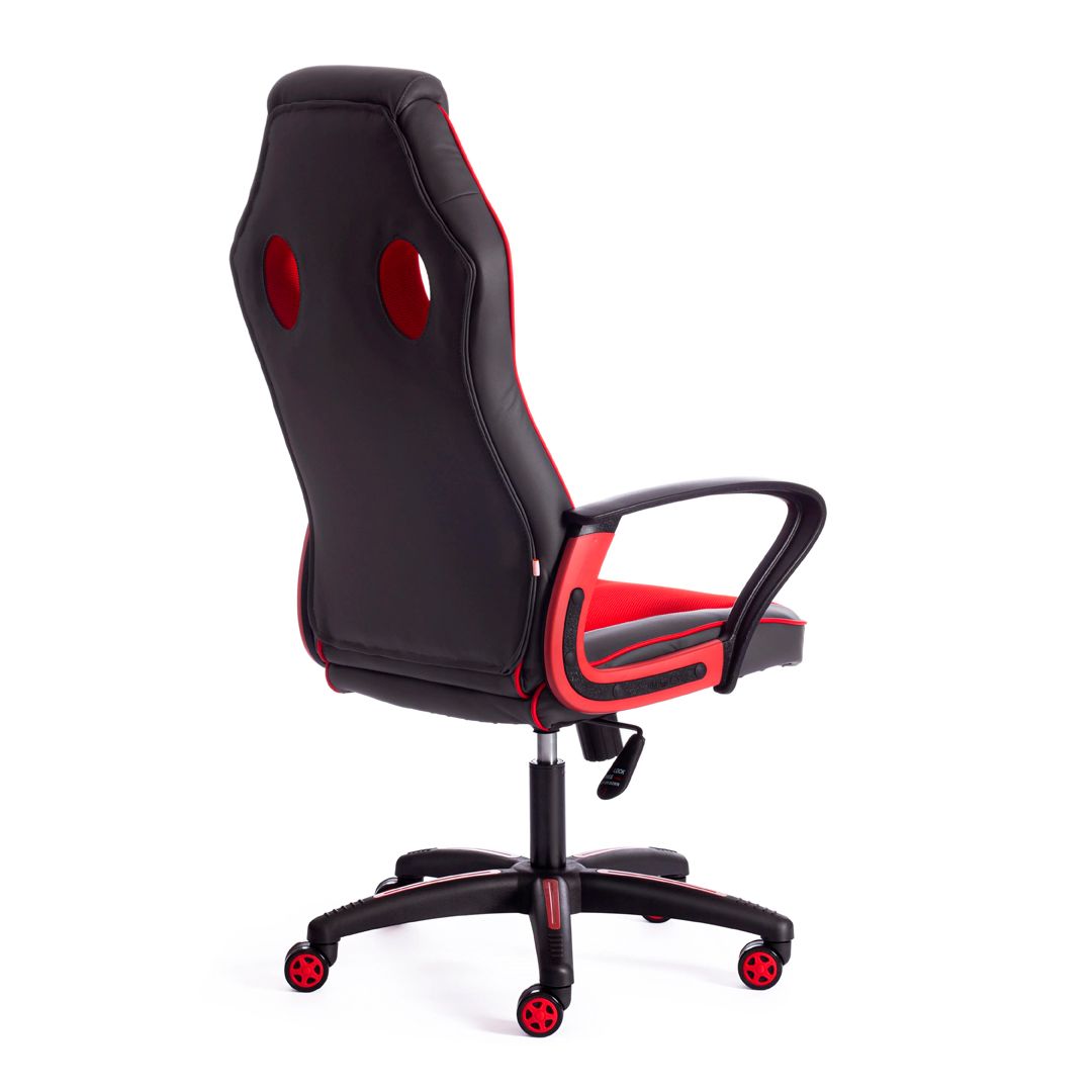 Игровое компьютерное кресло Racer, искусственная кожа/ткань, черно-красный / Игровые кресла №3