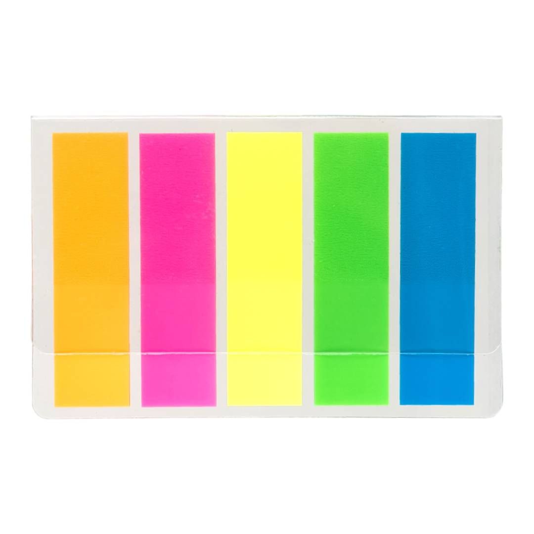 Закладки самоклеящиеся Deli, пластиковые, 44*12 мм, 5 цветов НЕОН, 100 листов / Закладки самоклеящиеся №2 oe.kz Закладки самоклеящиеся Deli, пластиковые, 44*12 мм, 5 цветов НЕОН, 100 листов / Закладки самоклеящиеся №2