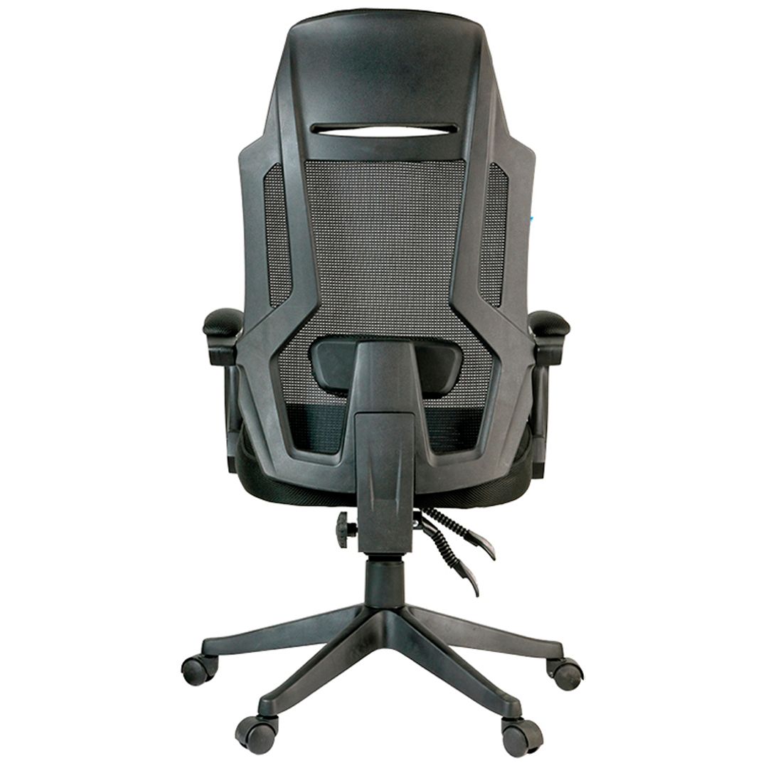 Кресло для руководителя Helmi HL-E32 "Ergo" LUX, ткань, сетка, черное / Кресла для руководителей №4