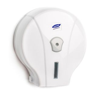 Диспенсер для рулонной туалетной бумаги Luscan Professional "Mini", пластик, белый / Диспенсеры для туалетной бумаги