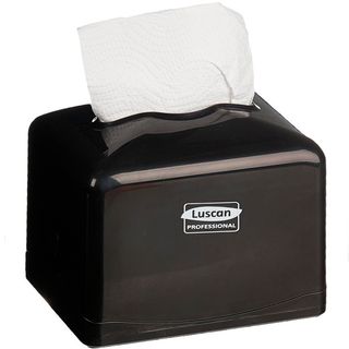 Диспенсер для настольных салфеток Luscan Professional "Mini", пластик, черный / Диспенсеры для салфеток