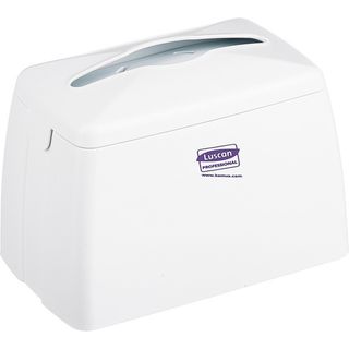 Диспенсер для настольных салфеток Luscan Professional "MAXI N4", пластик, белый / Диспенсеры для салфеток