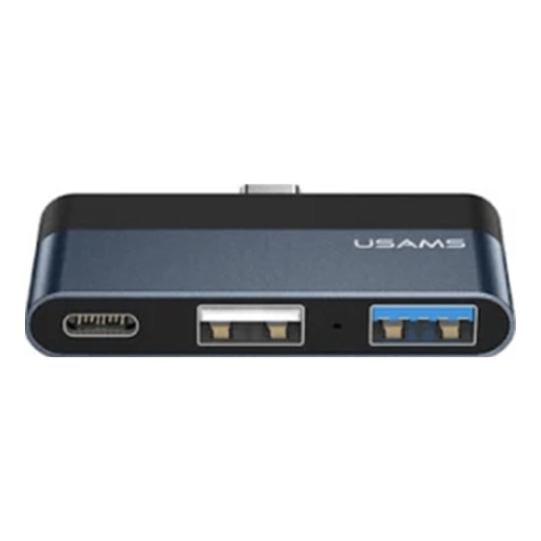 Мультифункциональный адаптер Smartbuy Type-C USAMS US-SJ490, Type-C+USB 3.0+USB 2.0 / Веб-камеры oe.kz Мультифункциональный адаптер Smartbuy Type-C USAMS US-SJ490, Type-C+USB 3.0+USB 2.0 / Веб-камеры