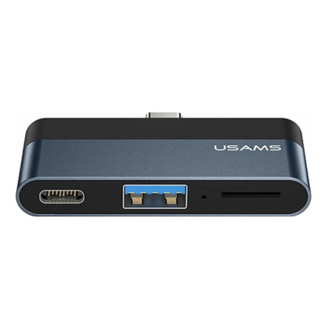 Мультифункциональный адаптер Smartbuy Type-C USAMS US-SJ491, Type-C+USB 3.0+Micro SD / Веб-камеры oe.kz Мультифункциональный адаптер Smartbuy Type-C USAMS US-SJ491, Type-C+USB 3.0+Micro SD / Веб-камеры