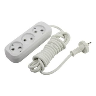 Ұзартқыш Smartbuy, 10А, 3 ұяшық, 7 м, жерге тұйықталусыз, ақ / Ұзартқыштар, үшайырлар