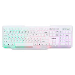 Сымды пернетақта Smartbuy One 333, USB, ақ / Сымды пернетақталар