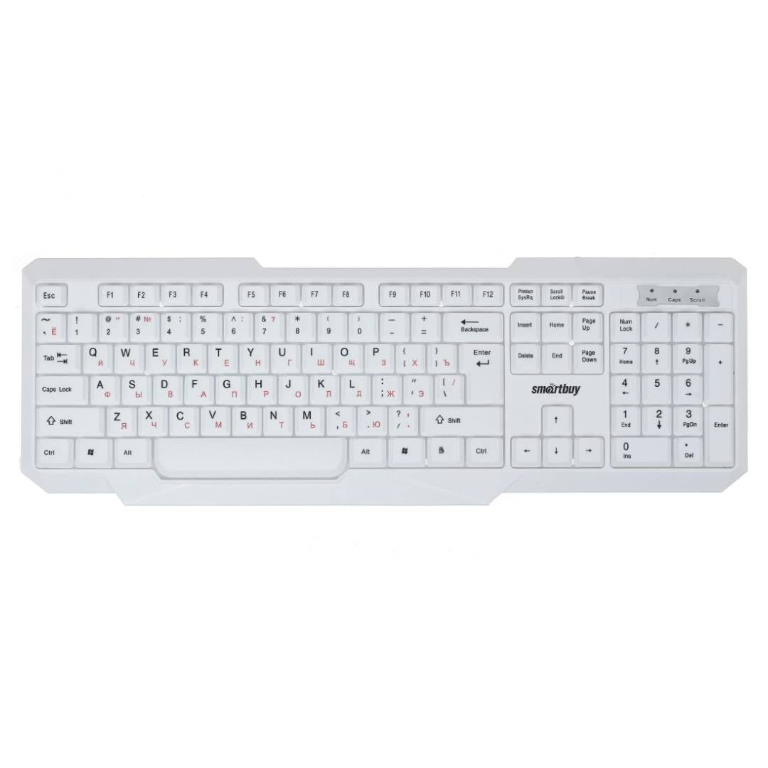 Сымды пернетақта Smartbuy One 333, USB, ақ / Сымды пернетақталар №2 oe.kz Сымды пернетақта Smartbuy One 333, USB, ақ / Сымды пернетақталар №2