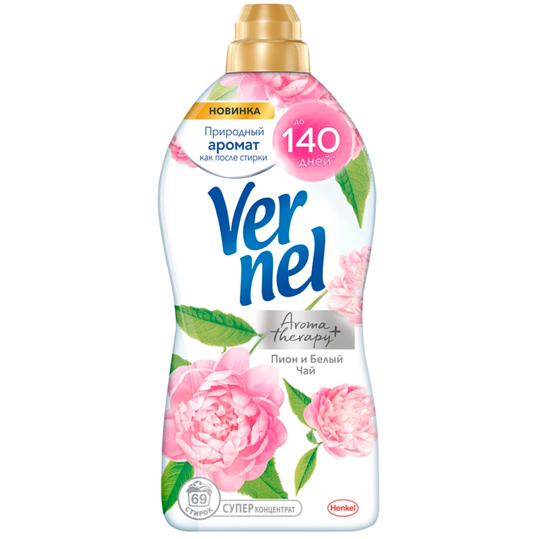 Кондиционер для белья Vernel "Aroma. Пион и белый чай", 1740 мл