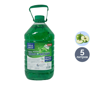 Сұйық сабын Chistodeloff "Жасыл алма", бактерияға қарсы, 5 л / Сұйық сабындар