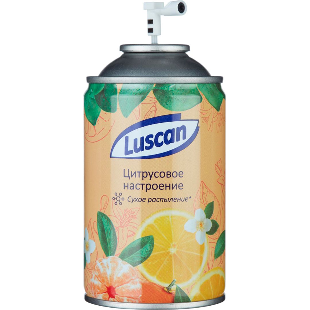 Сменные баллоны Luscan "Цитрусовое настроение", 250 мл / Баллончики для диспенсеров №2