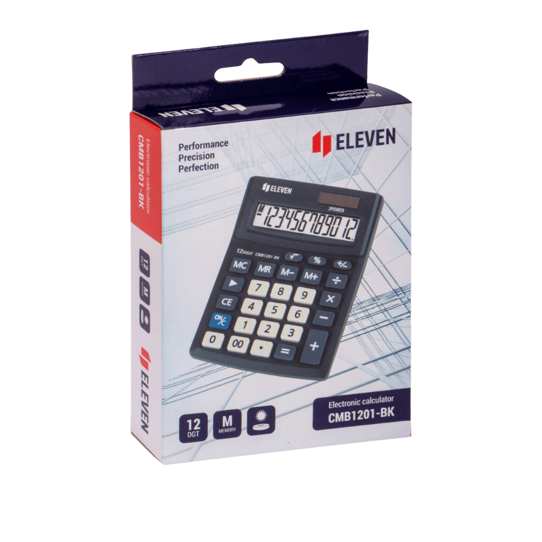 Үстел калькуляторы Eleven Business Line, 12 разрядты, 102*137*31 мм, қара / Үстел калькуляторлары №4