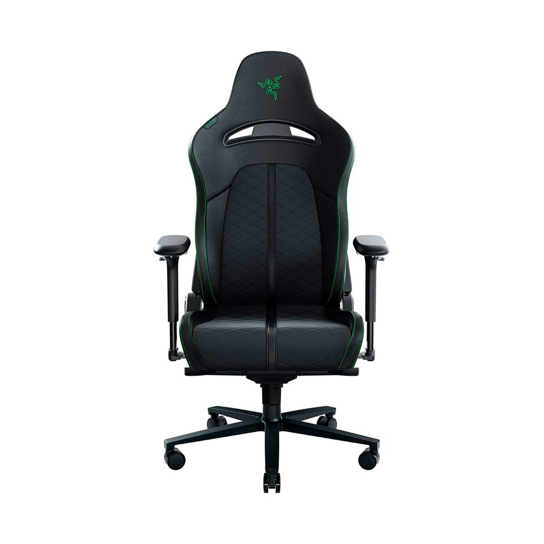 Игровое компьютерное кресло Razer Enki, искусственная кожа, черно-зеленый / Игровые кресла