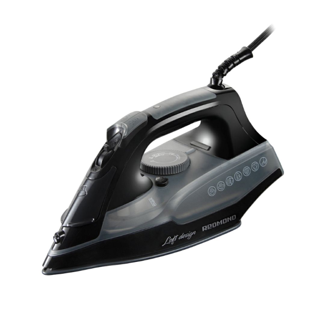 Утюг Redmond RI-C292, мощность 2200 Вт, резервуар 240 мл, черный / Уход за одеждой