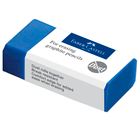 Ластик Faber-Castell "Dust-Free", прямоугольный, картонный футляр, 45*22*13 мм, синий