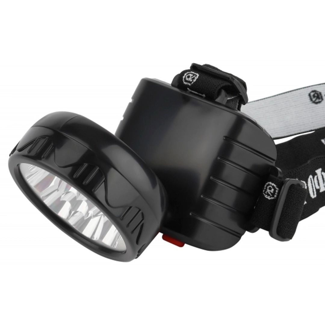 Фонарь налобный Трофи C0045557 TG9, аккумуляторный, светодиодный, 9 LED, черный / Фонари №2