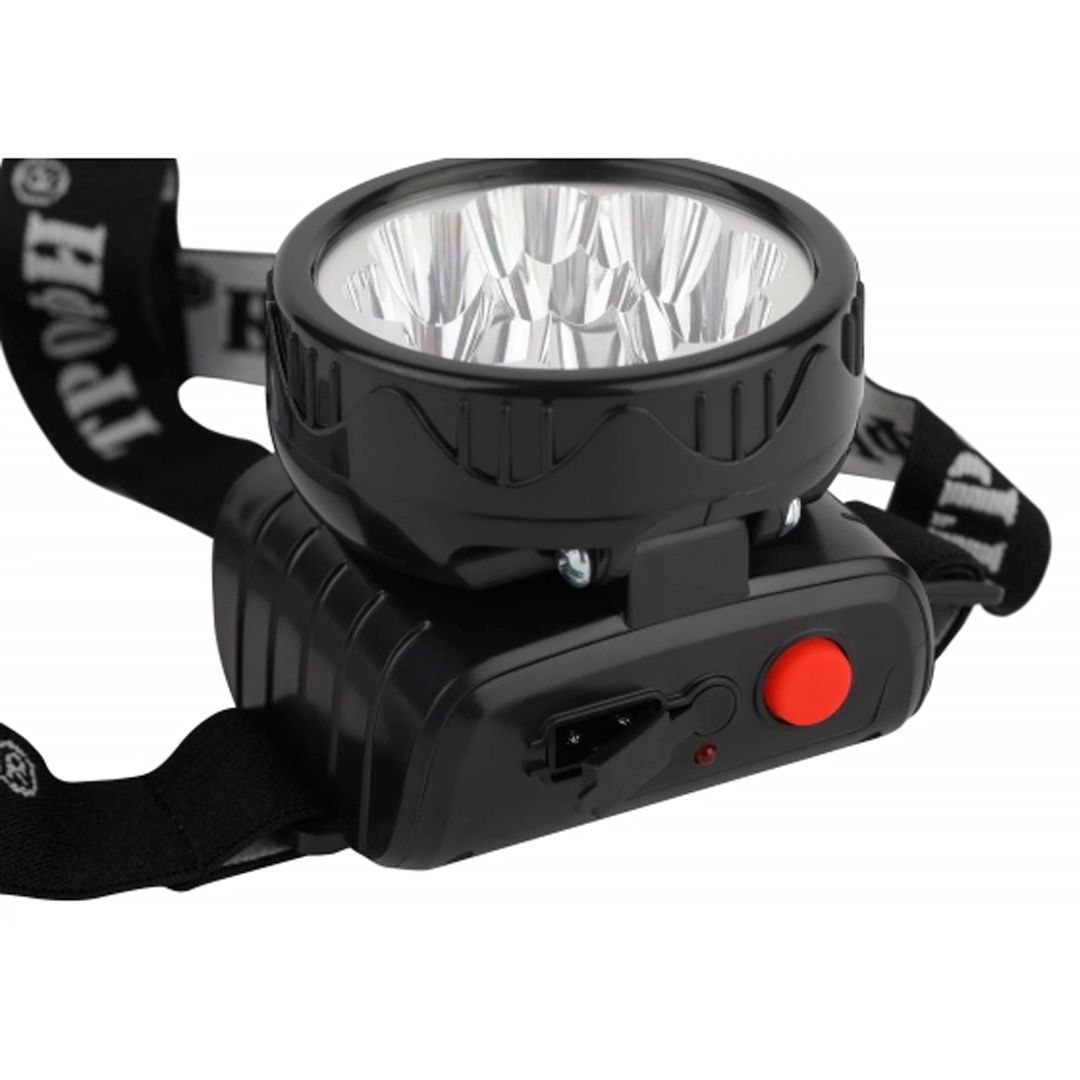 Фонарь налобный Трофи C0045557 TG9, аккумуляторный, светодиодный, 9 LED, черный / Фонари №5