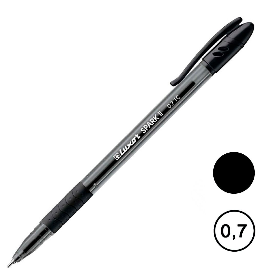 Ручка шариковая Luxor "Spark II Ball Pen", 0,7 мм, черная, цена за штуку