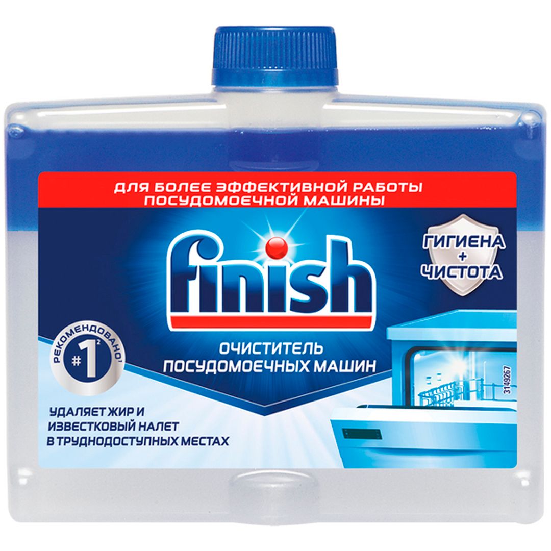 Средство чистящее для посудомоечных машин Finish, 250 мл / Средства для посудомоечных машин