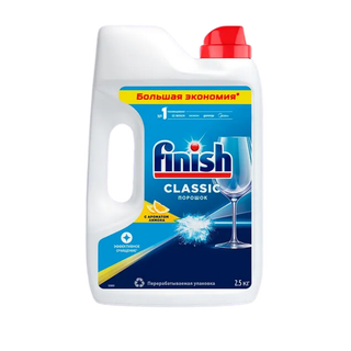 Ыдыс жуғыш машинаға арналған шайғыш Finish "Classic.Лимон", 2,5 кг / Ыдыс жуғыш машина құралдары oe.kz Ыдыс жуғыш машинаға арналған шайғыш Finish "Classic.Лимон", 2,5 кг / Ыдыс жуғыш машина құралдары