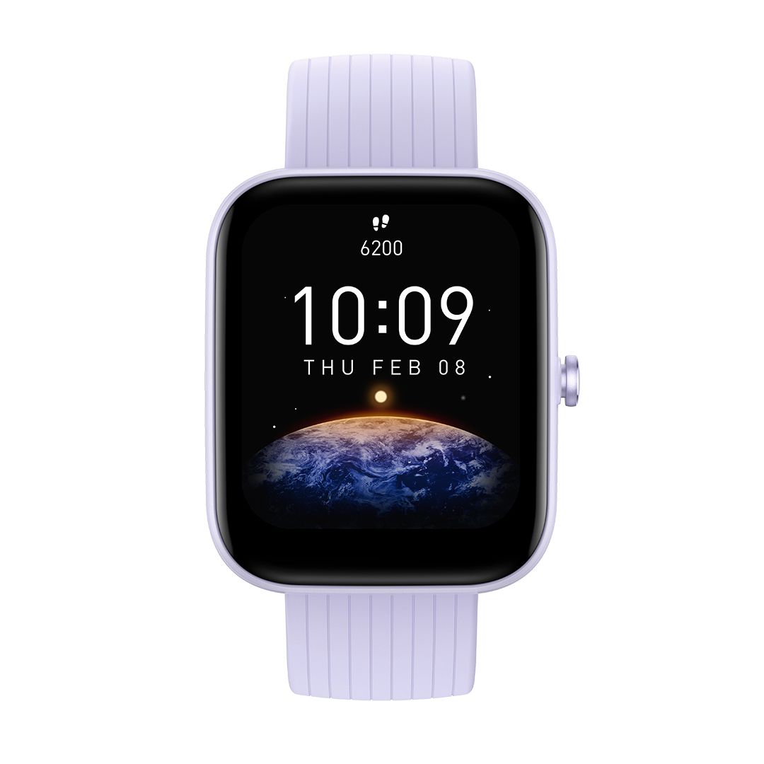 Смарт-часы Amazfit Bip 3 A2172, голубые / Фитнес-браслеты, смарт часы