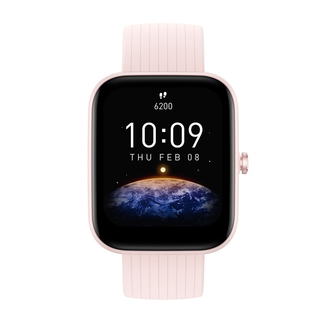 Смарт-часы Amazfit Bip 3 A2172, розовые / Фитнес-браслеты, смарт часы