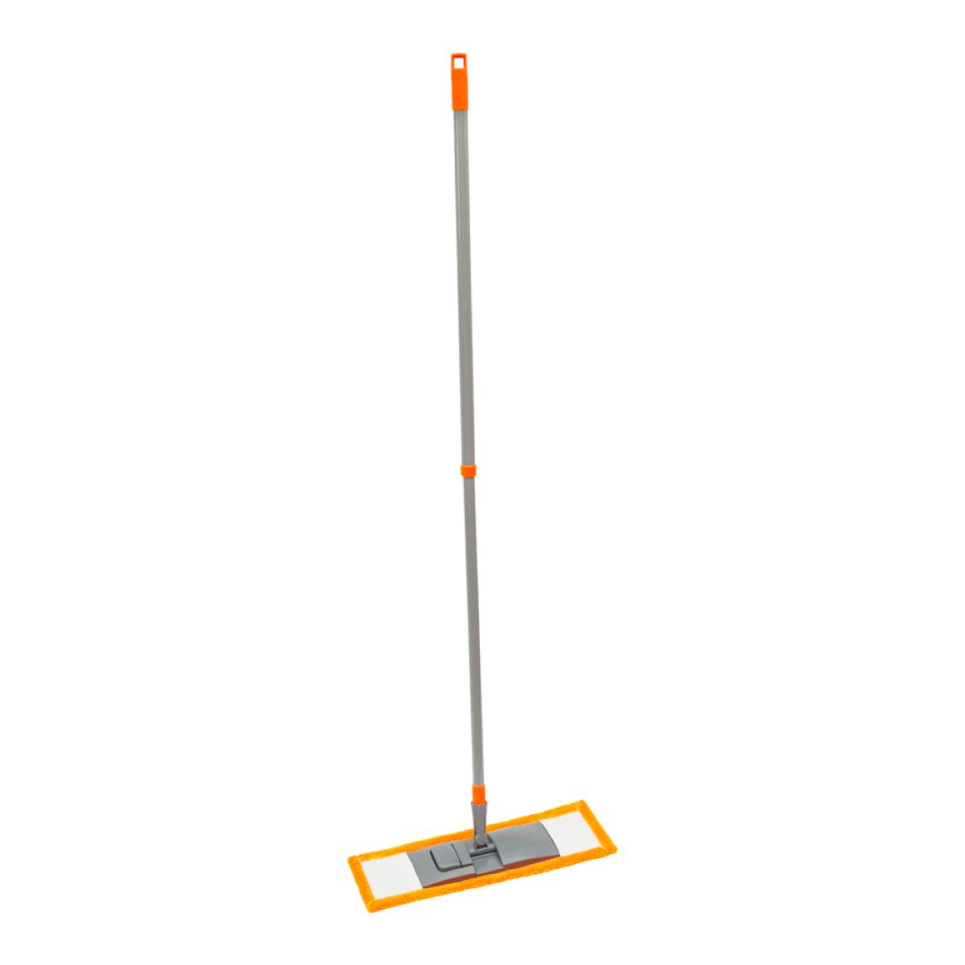 Швабра для пола из микрофибры OfficeClean Professional, насадка МОП, ручка 120 см / Швабры и комплекты