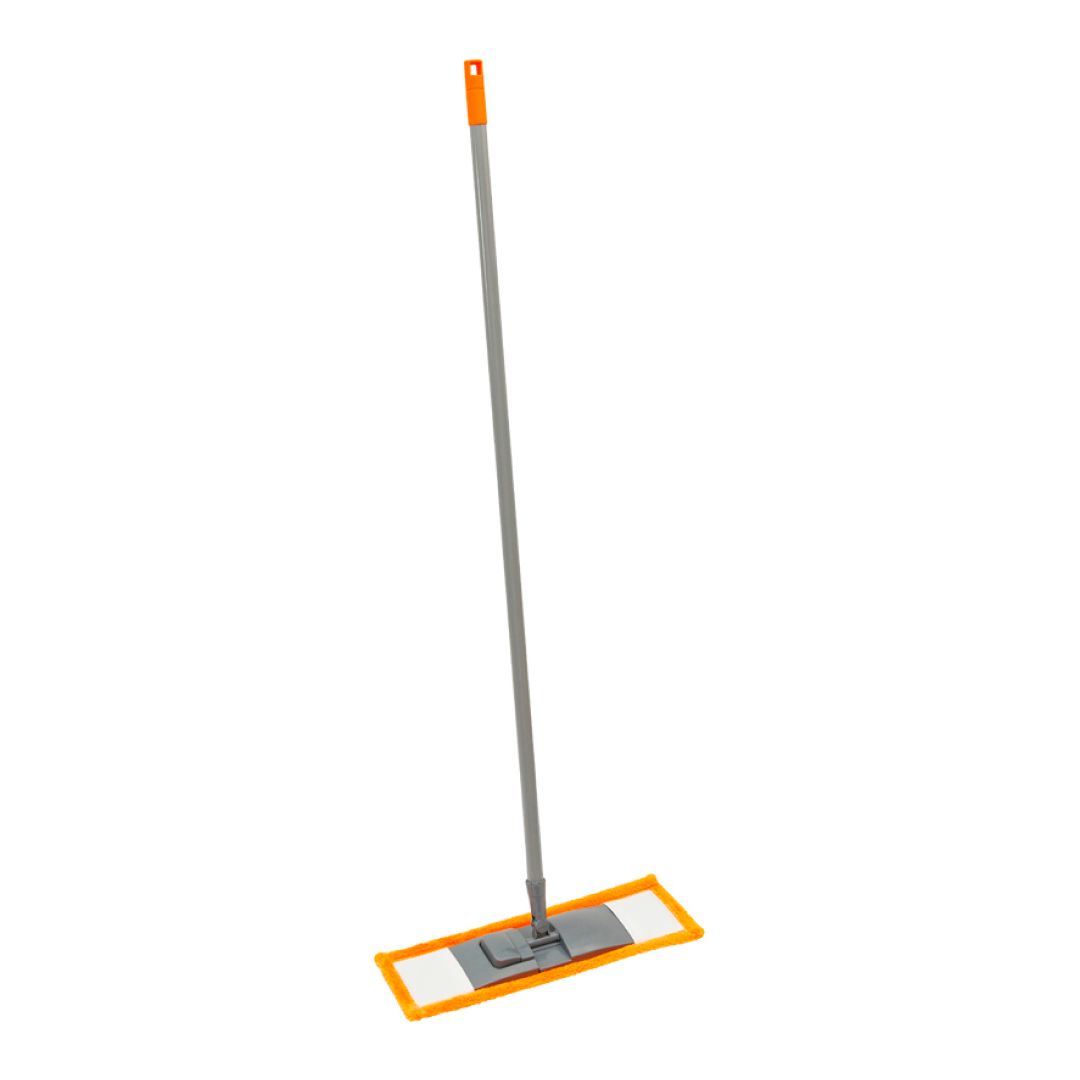 Швабра для пола из микрофибры OfficeClean Professional, насадка МОП, ручка 110 см / Швабры и комплекты
