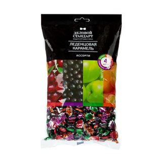 Карамель Деловой Стандарт, ассорти фруктовых вкусов, 500 гр / Конфеты