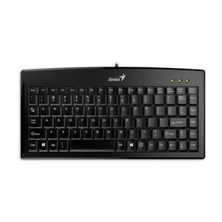 Сымды пернетақта Genius LuxeMate 100, ENG/RUS, USB, қара / Сымды пернетақталар