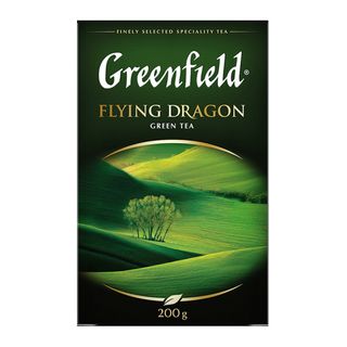 Чай Greenfield Flying Dragon, зеленый, 200 гр, листовой / Чай листовой