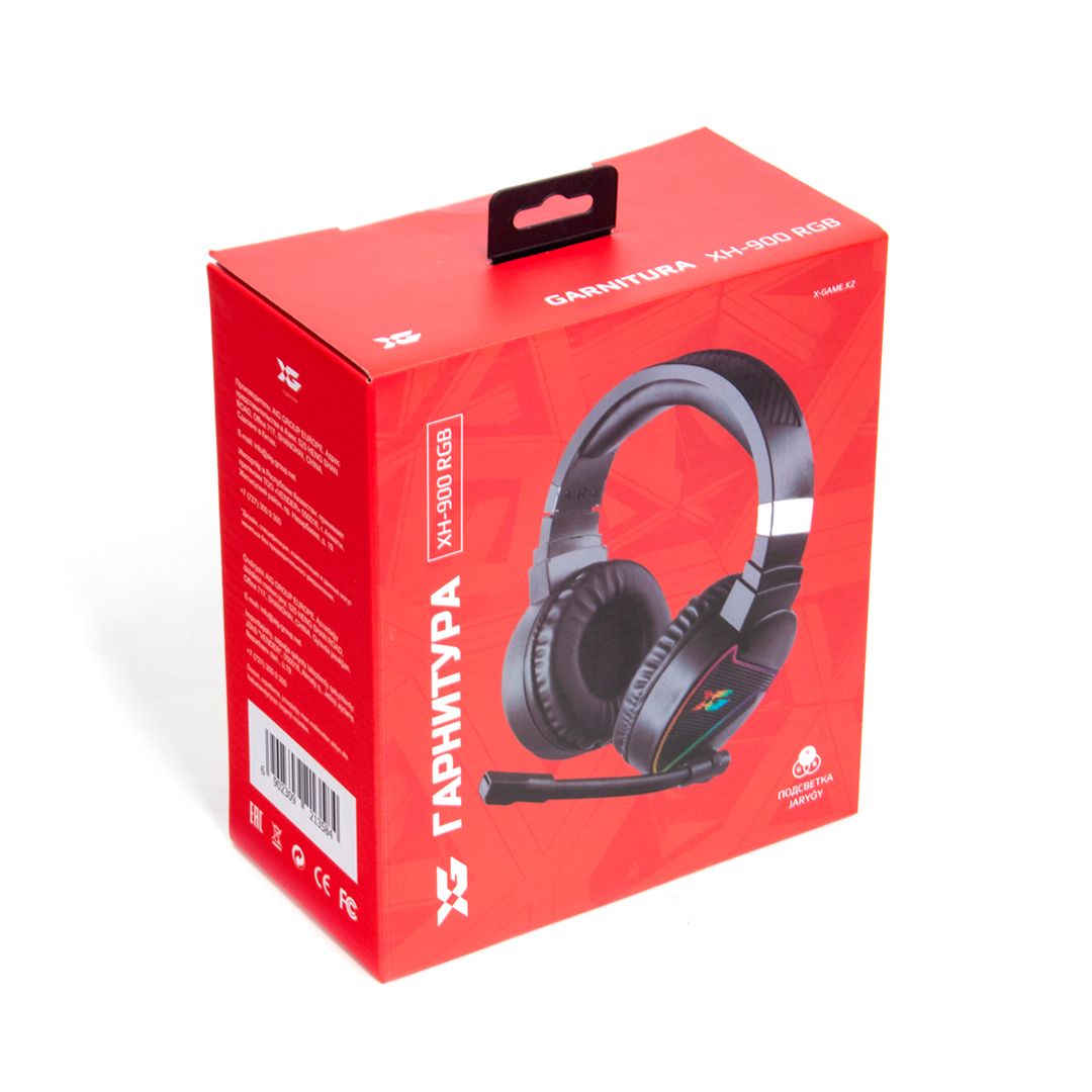 Гарнитура X-Game XH-900RGB, жиілік диапазоны 20-20000 Гц, қара / Барлығы геймерлер үшін №3