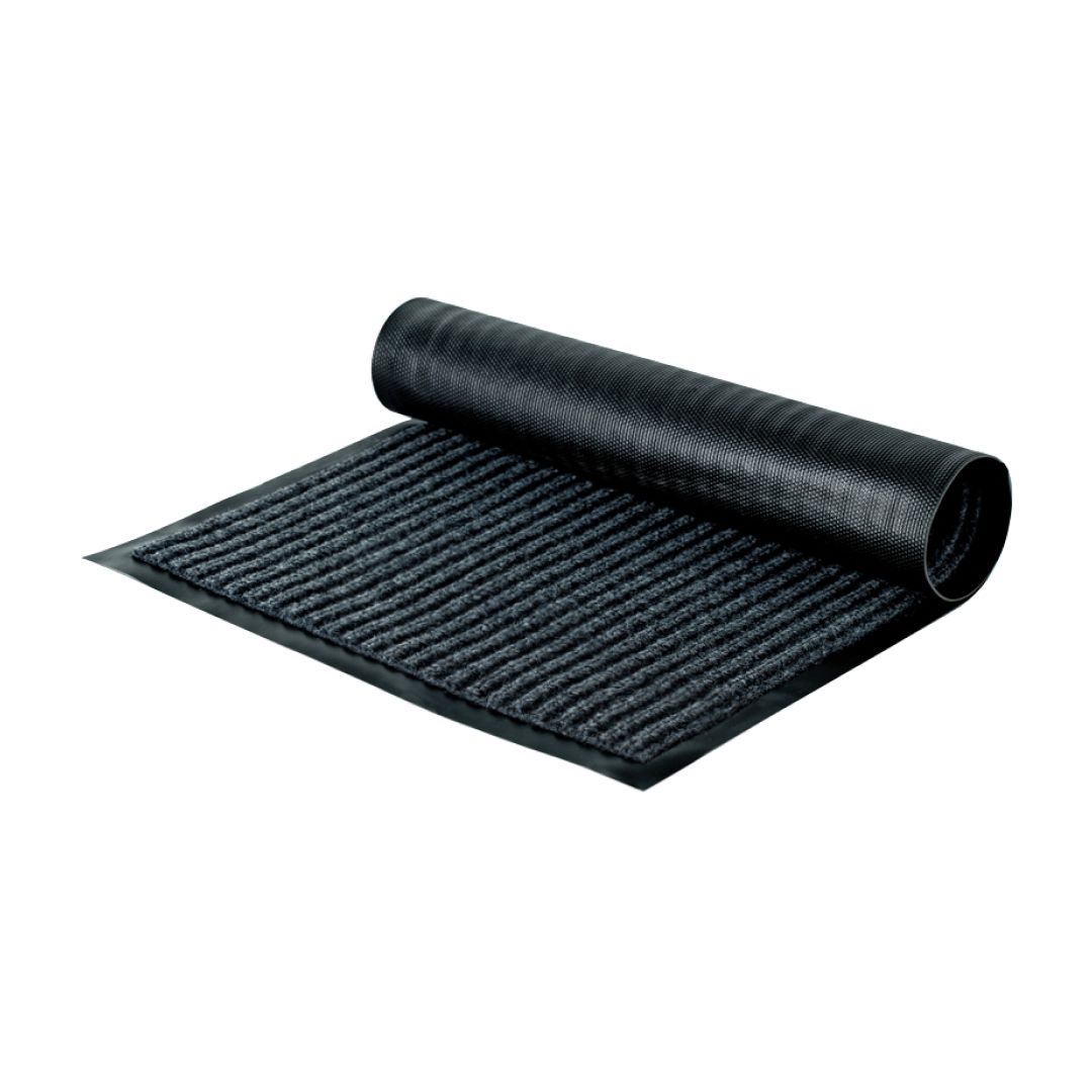 Кіреберіс кілемшесі OfficeClean, түкті, өлшемі 400*600 мм, сұр / Кіреберіс кілемшелері №2