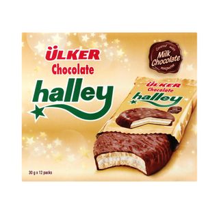 Печенье ULKER "Halley", с молочным шоколадом, 336 гр / Печенье, вафли, крекеры