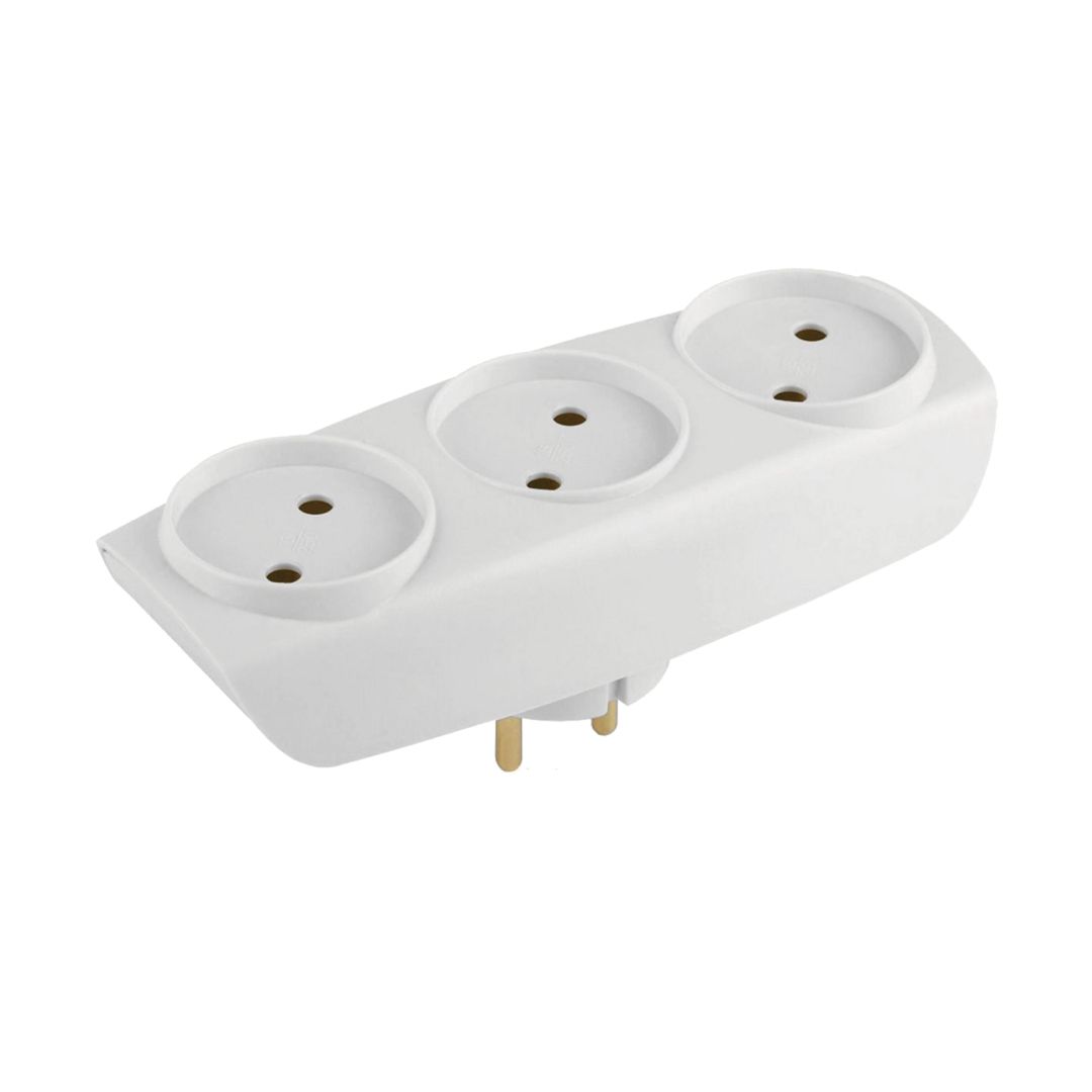 Сетевой адаптер Эра SP-3-W, 3 розетки, 3500 Вт, белый / Сетевые фильтры