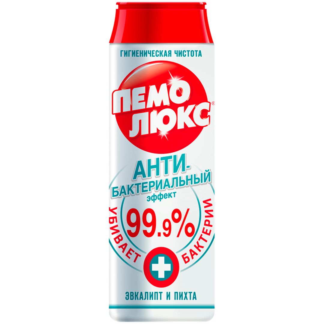 Чистящий порошок универсальный Пемолюкс "Сода 5 Extra. Антибактериальный", 480 гр / Универсальные чистящие средства