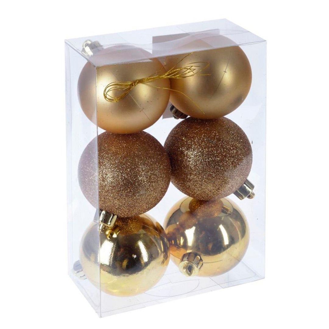 Набор пластиковых шаров Remeco Collection, 60 мм, золотой, 6 шт/упак. / Подарки и сувениры oe.kz Набор пластиковых шаров Remeco Collection, 60 мм, золотой, 6 шт/упак. / Подарки и сувениры