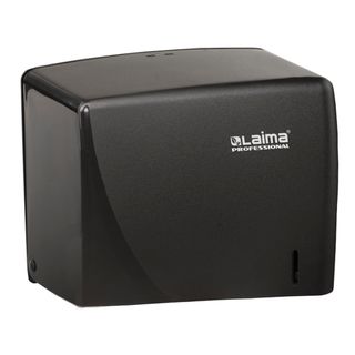 Диспенсер для полотенец Laima "Original", настенный, сложение V, пластик, черный / Диспенсеры для полотенец