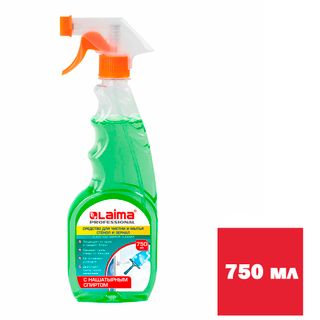 Средство для мытья стекол и зеркал Laima "Professional", с нашатырным спиртом, 750 мл / Средства для мытья стекол oe.kz Средство для мытья стекол и зеркал Laima "Professional", с нашатырным спиртом, 750 мл / Средства для мытья стекол