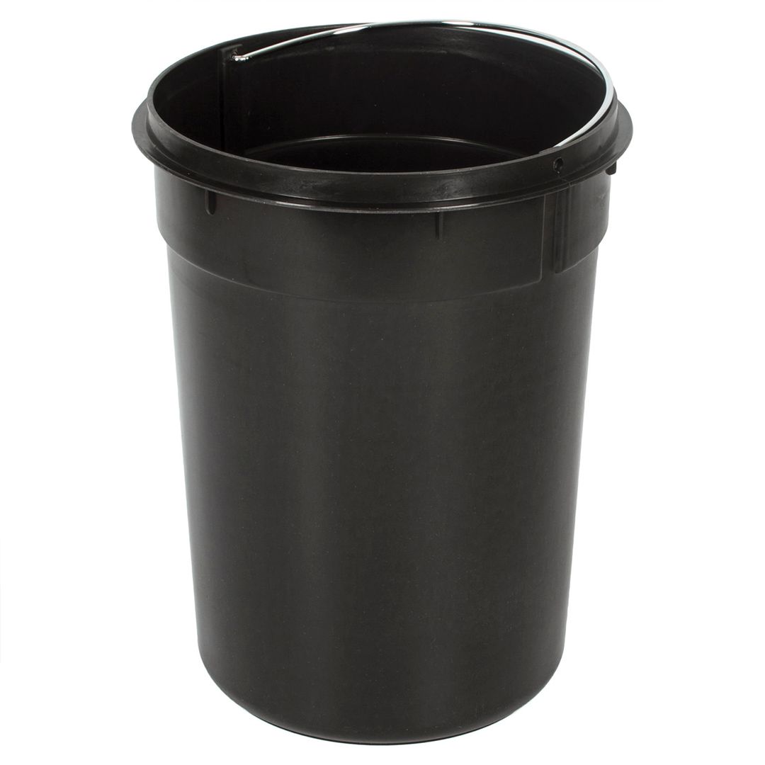 Қоқысқа арналған шелек-контейнер Laima, 12 л, басқышпен, дөңгелек, металл, ақ / Қоқыс контейнерлері мен шелектері №4