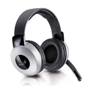 Гарнитура Genius HS-05A, 20-20000 Гц, 32 Ом, 105 Дб, MiniJack 3.5 mm, черный/серый / Гарнитуры