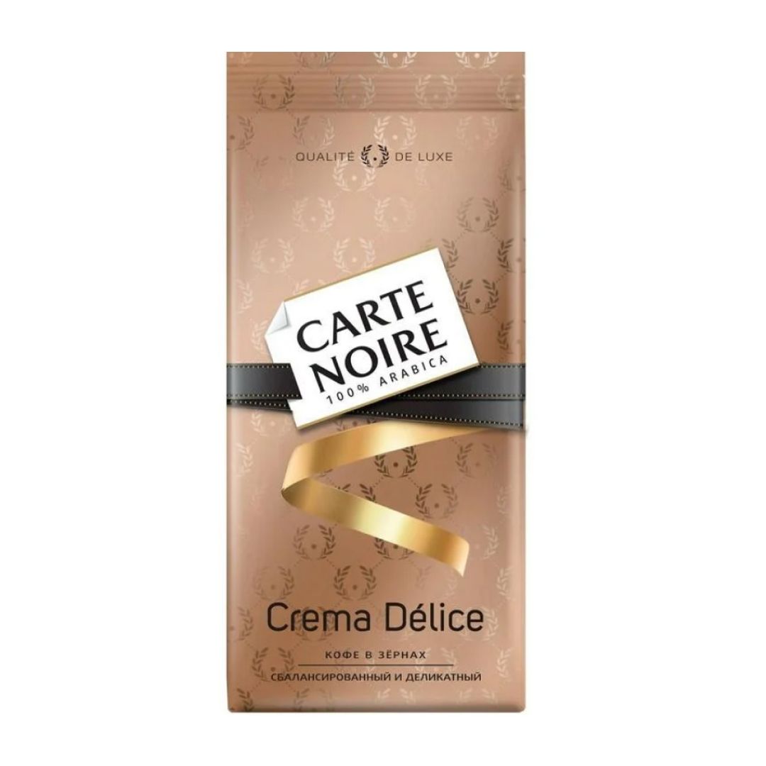 Кофе в зернах Carte Noire "Crema Delice", светлая обжарка, 230 гр / Кофе зерновой oe.kz Кофе в зернах Carte Noire "Crema Delice", светлая обжарка, 230 гр / Кофе зерновой