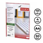 Этикетка самоклеящаяся TANEX, A4, размер 105*148,5 мм, 4 этикетки, 50 листов