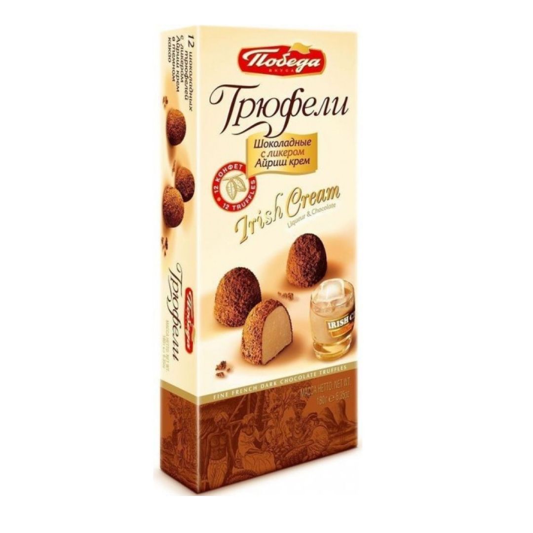 Шоколадные конфеты Победа вкуса "Irish Cream", трюфель, 180 гр / Конфеты