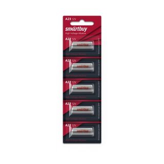 Батареялар Smartbuy A23 VA23GA MN21, 12V, алкалинді, 5 дана, баға бір қаптамасы үшін / Батареялар