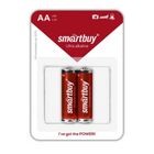 Батареялар Smartbuy саусақты АA LR6 15A, 1.5V, алкалинді, 2 дана, баға бір қаптамасы үшін