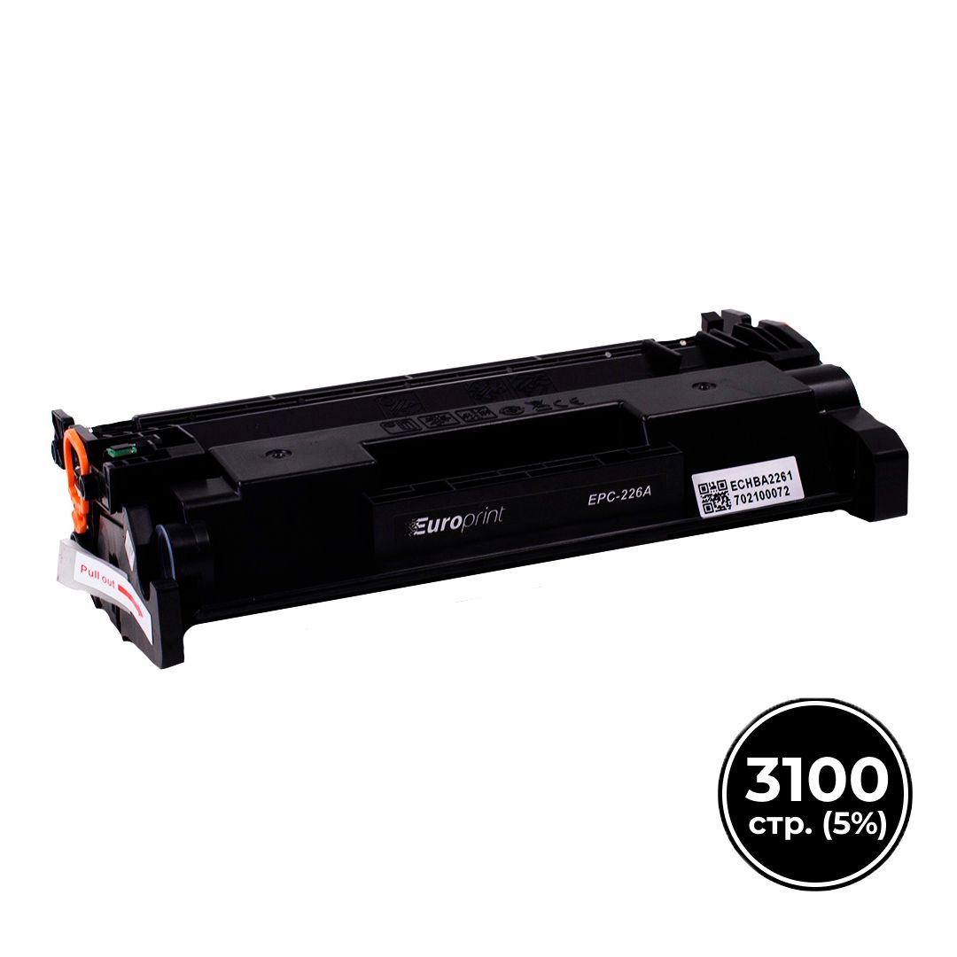 Europrint CF226A үйлесімді картриджі, LaserJet Pro M402/MFP M426 үшін, қара