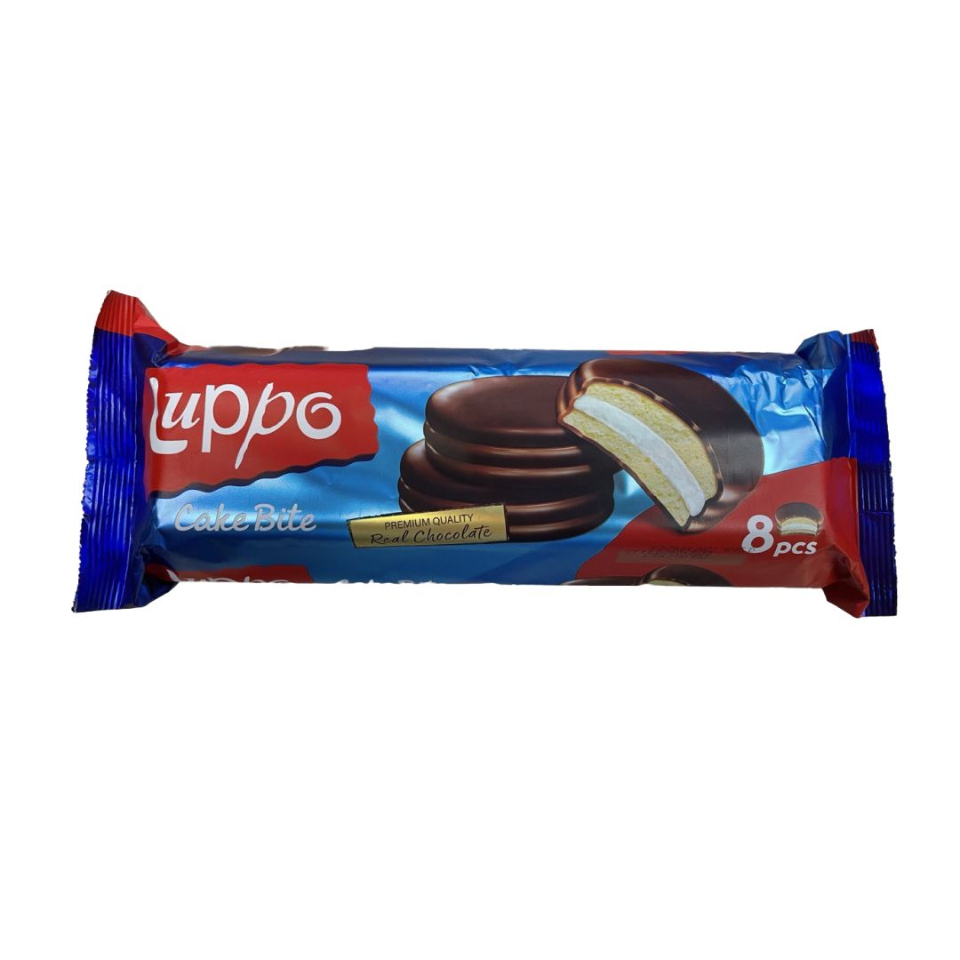 Бисквит Luppo "Cake Bite", 184 гр, 8 штук в коробке / Печенье, вафли, крекеры