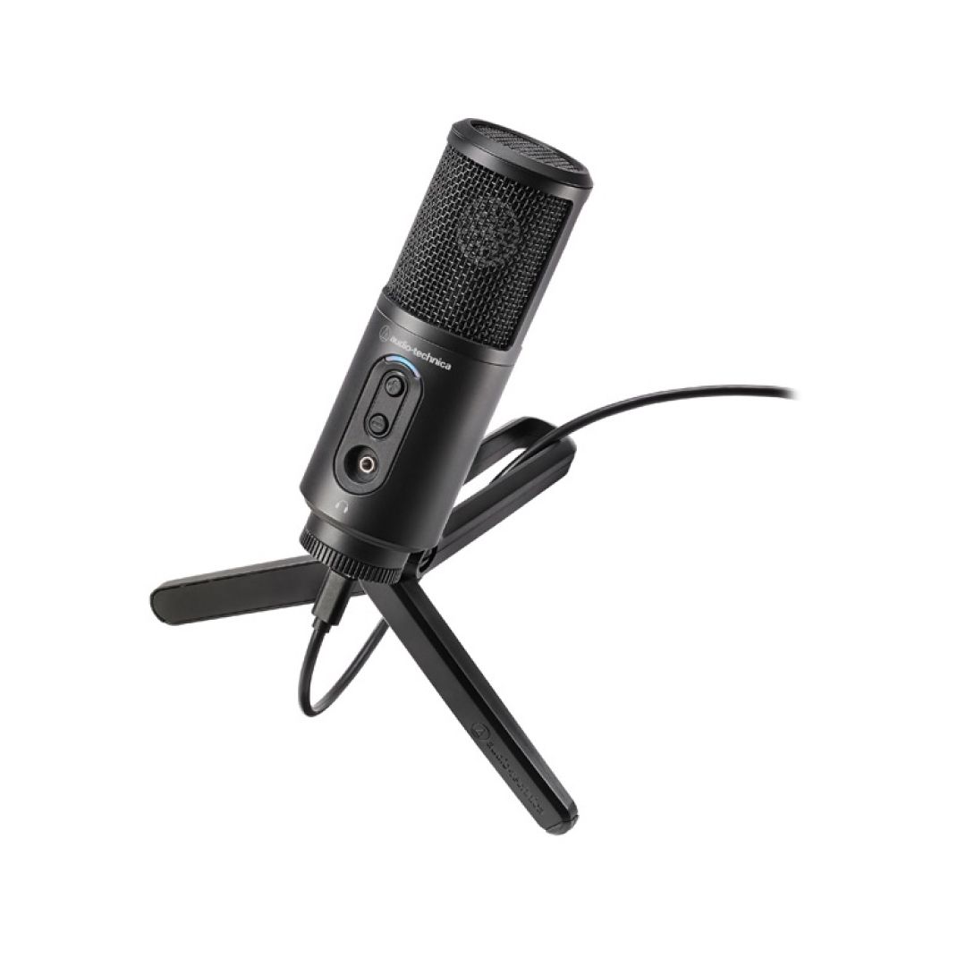 Микрофон студийный Audio-Technica ATR2500x-USB, 2 м, черный / Веб-камеры