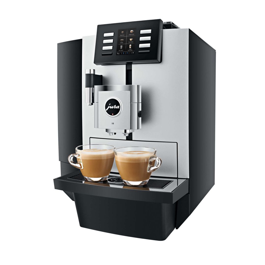 Кофемашина Jura X8 Platin EU, черная/серебро / Кофемашины	